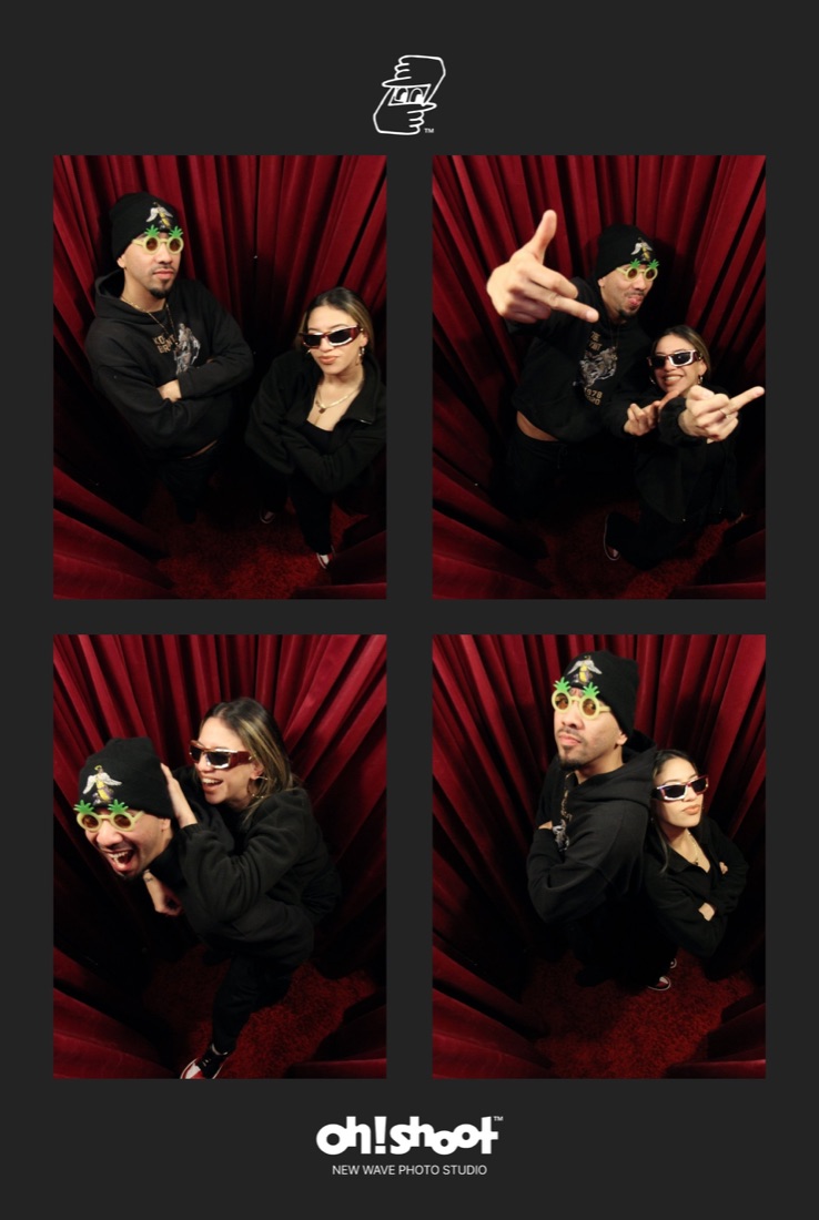 Friends in the red room